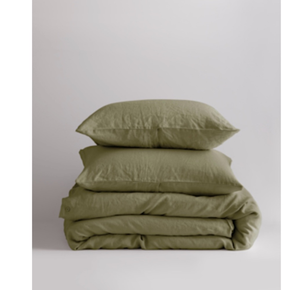 Quince Linen Duvet cover and pillow covers